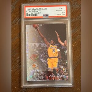 1998 Stadium Club Kobe Bryant Royal Court #RC-2 PSA 8.5 LA Lakers